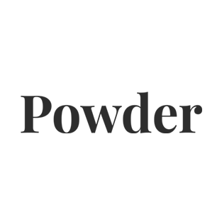 <p>Powder</p> Logo